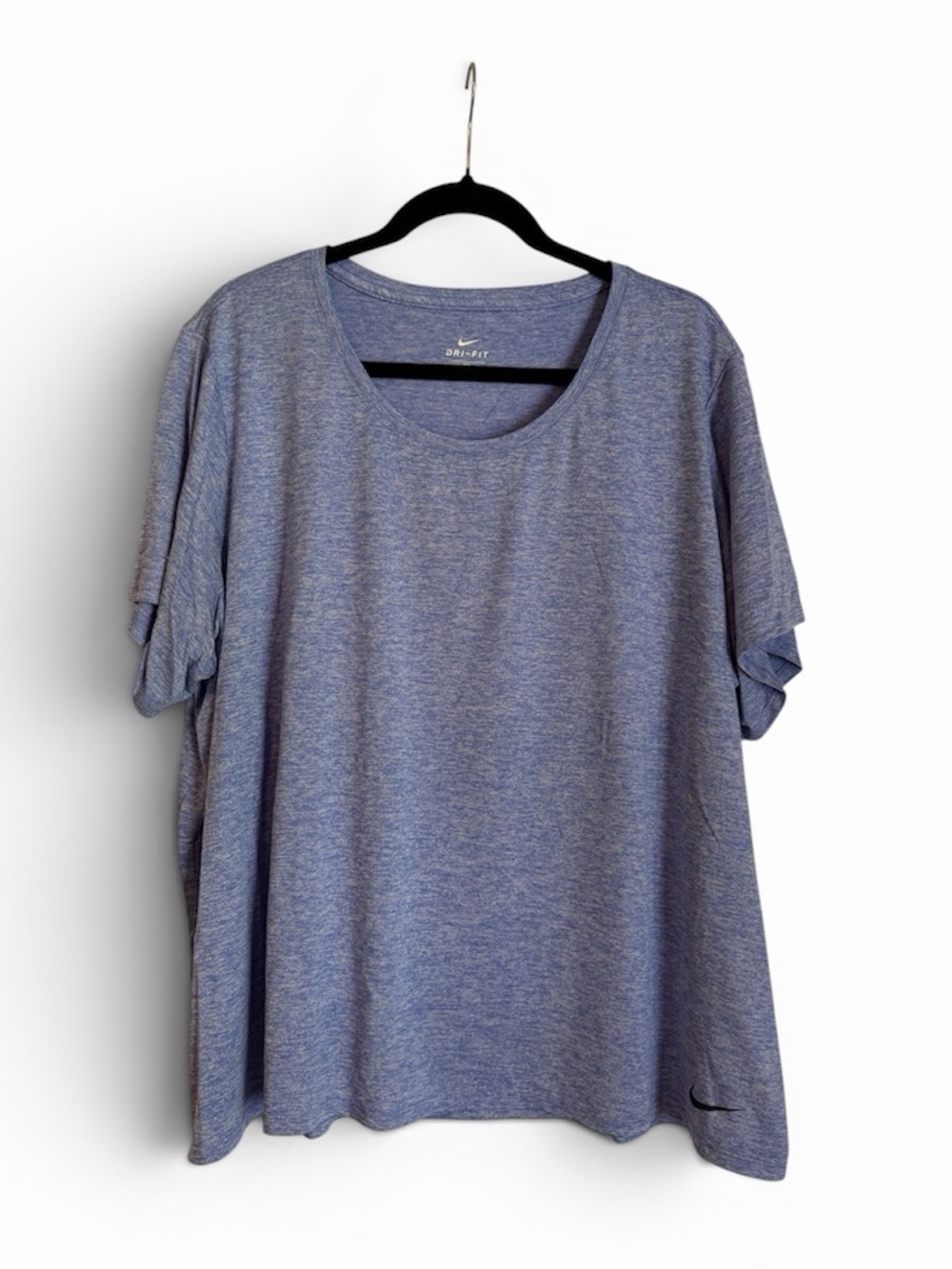 Nike Dri-FIT Heathered Blue Short Sleeve Tee